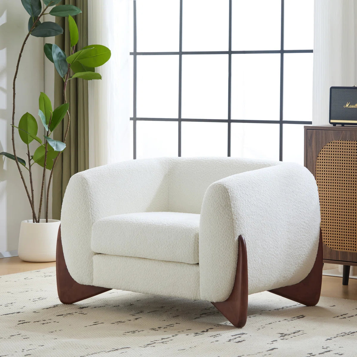 41" Rhudine Boucle Upholstered Sofa