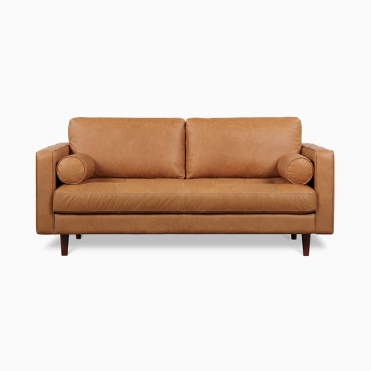 Chen 72" Leather Sofa