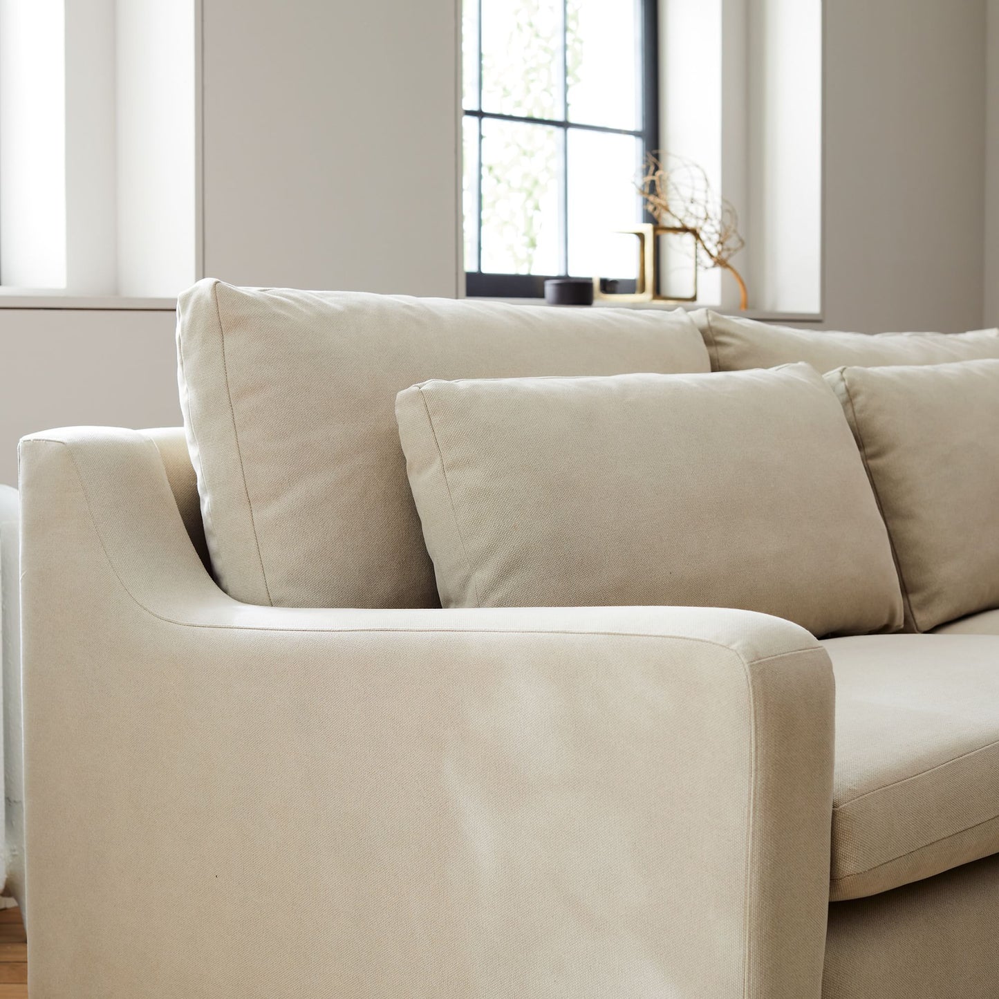 Chen 77" Harmony Swoop Arm Sofa