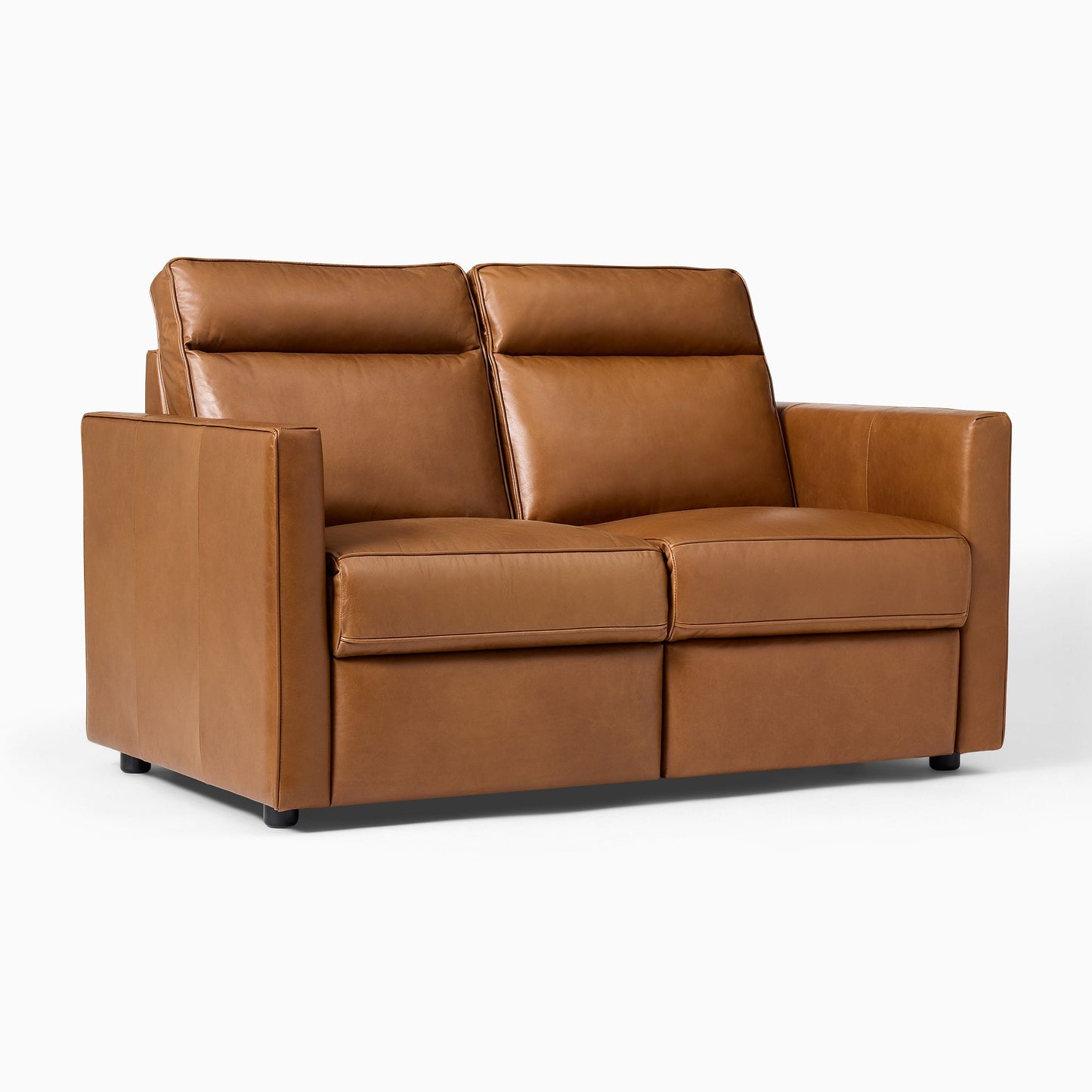 Chen 60" Reclining Leather Sofa