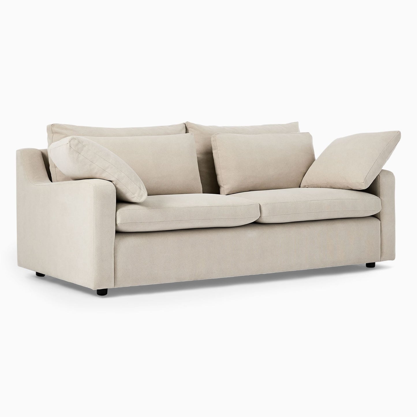 Chen 77" Harmony Swoop Arm Sofa